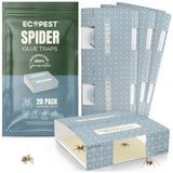 Spider Glue Traps – 20 Pack | Sticky Indoor Pest Control Trap for Spiders