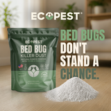 Bed Bug Killer Dust, 1 lb | Natural Pumice Powder with Thyme and Geraniol for Indoor Treatment of Bed Bugs