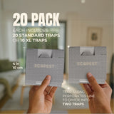 Silverfish Glue Traps – 12 Pack | Sticky Indoor Pest Control Trap for Silverfish