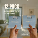 Spider Glue Traps – 12 Pack | Sticky Indoor Pest Control Trap for Spiders