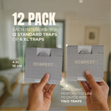 Silverfish Glue Traps – 12 Pack | Sticky Indoor Pest Control Trap for Silverfish