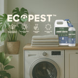 BugOut! Laundry Additive – Natural Detergent Booster for Bed Bug, Mite, Flea, Tick & Carpet Beetle Treatment & Prevention